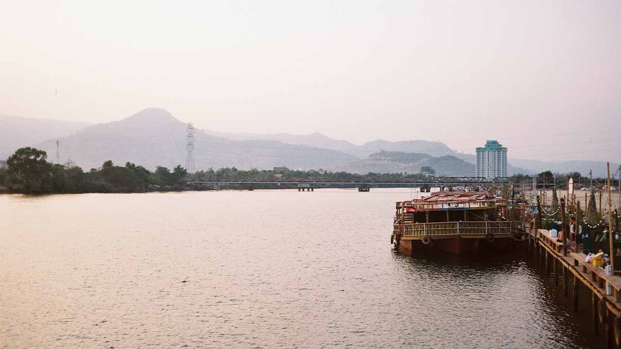 Kampot province riverside scenery